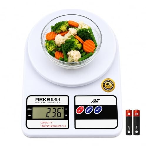 Ant Esports AEKS100 Kitchen Weighing Machine/Food Scale for Health, Fitness