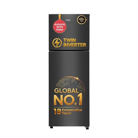Haier 240 L 2 Star Frost Free Twin Inverter Double Door Refrigerator