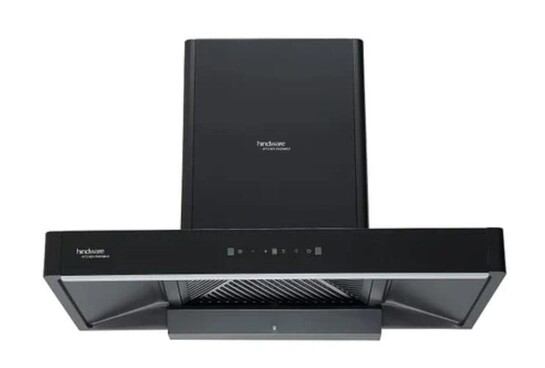 Hindware Smart Appliances Galaxia Auto Clean 75 Cm 1450 m³/hr Chimney with Motion Sensor and Touch Control for easy operations (T Shape Chimney)