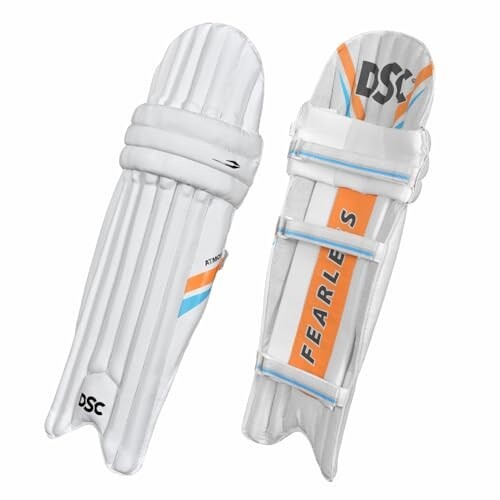 DSC Condor Atmos Leg Guard, Youth-Left (White-Red)