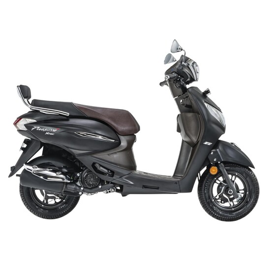 Hero MotoCorp Pleasure+ 110 VX Drum Brake OBD2B MAT BLACK Booking for Ex-Showroom Price