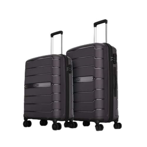 Aristocrat Liberty Set of 2 (Cabin+Medium) Trolley Bags, Saddle Brown