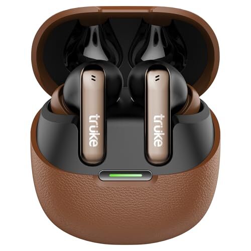truke Mega 7 True Wireless Earbuds (Coffee Brown)
