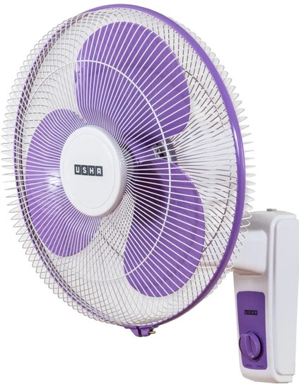 USHA Maxx Air with 2 Year Warranty 400 mm Wall Fan (Purple White | Pack of 1)