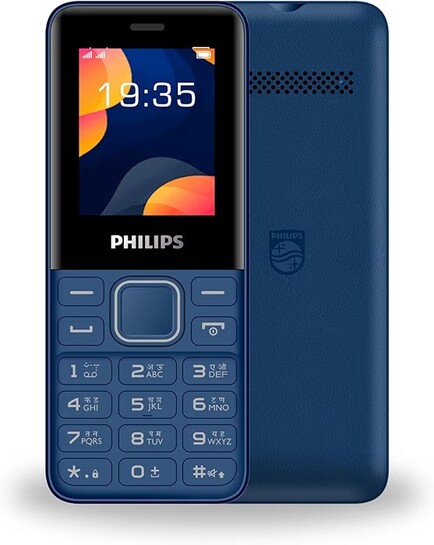 PHILIPS All-New E2103 Sleek & Stylish |Keypad Mobile with 1.77" Screen|1000 MAH Battery | 2030mm Speaker| Wireless FM