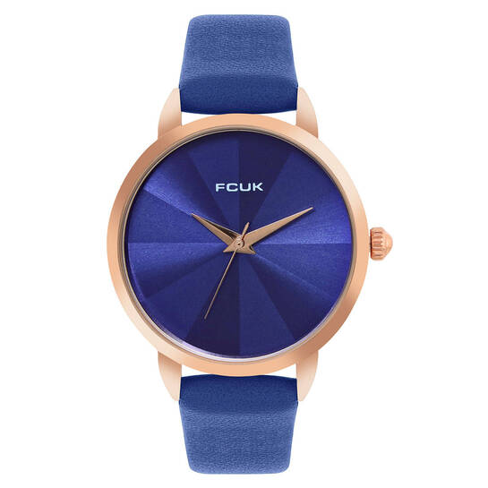 FCUK Navy Blue Analog Watch for Women - FK00037A