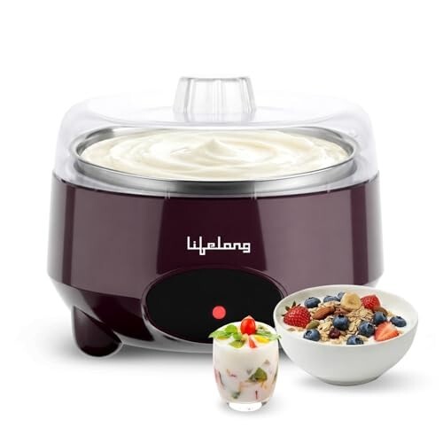 Lifelong Automatic Yogurt & Curd Maker Machine for Home (1 L) 