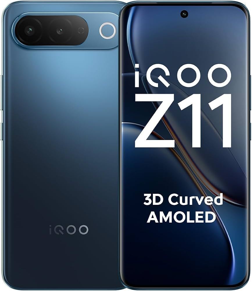 iQOO Z11 5G (Celestial Blue, 8GB RAM, 128GB Storage)