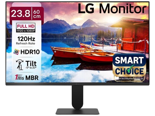 LG24U411A-BN Smartchoice 60 cm (24-inch) Full HD (1920 x 1080) IPS Monitor