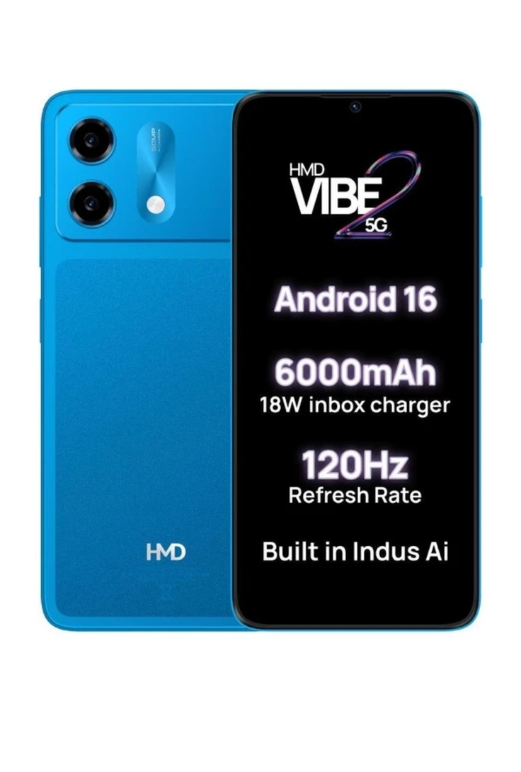 HMD VIBE2 5G (Nordic Blue, 128 GB) on Flipkart