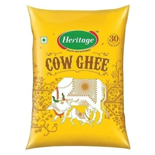 Loot: Heritage Cow Ghee 1 L (Pouch) jiomart for ₹131.00