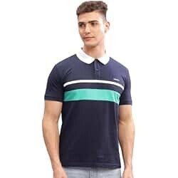 Rare Rabbit Men's Regular Fit Monogram Print Polo T-Shirt – Mint Green Cotton Polo   