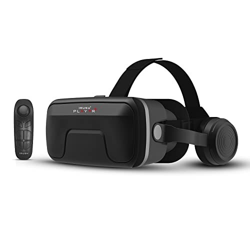 Irusu Play VR Ultra 2026 | VR Headset for All Mobiles with 40mm HD Anti ...