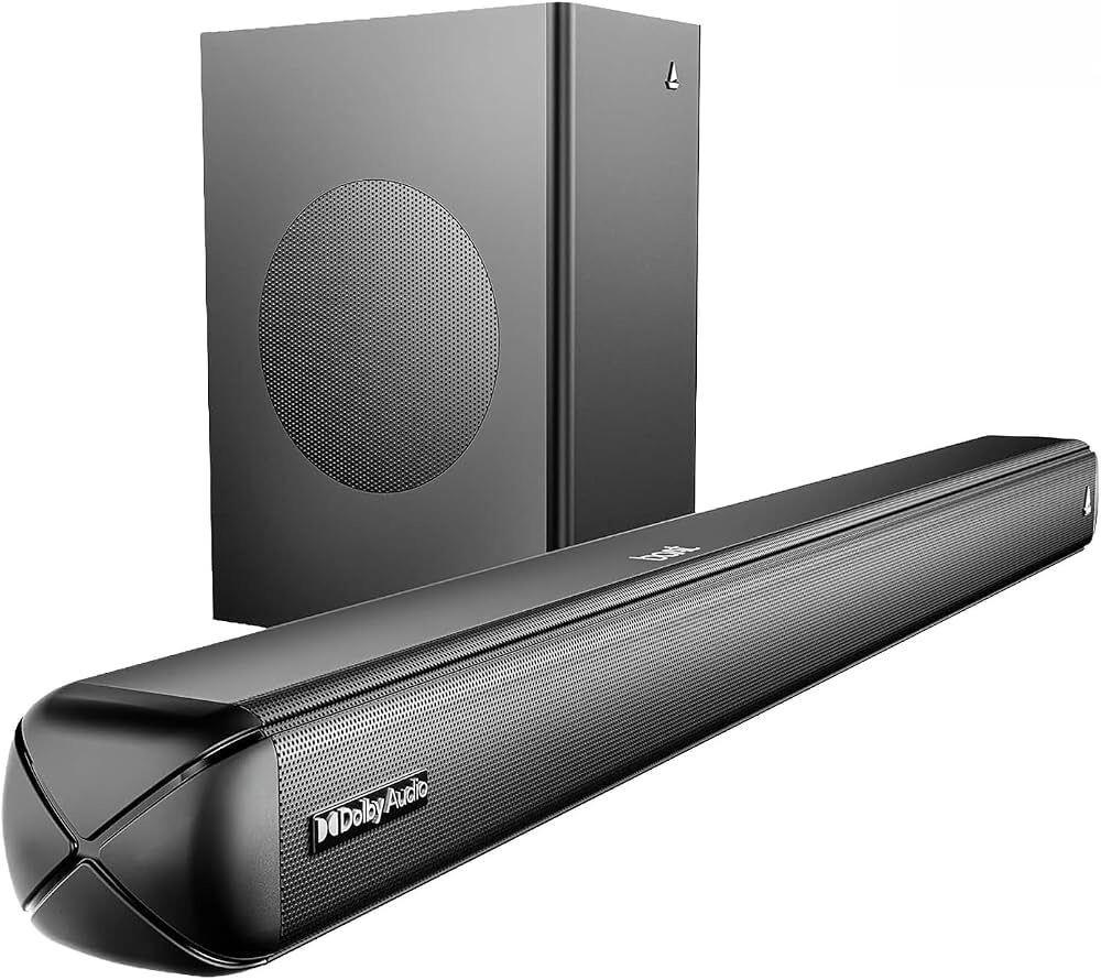boAt Smartchoice Aavante 2.1 1600D/Orion Plus, Dolby Audio, 160W Signature Sound, 2.1 Channel Wired Subwoofer