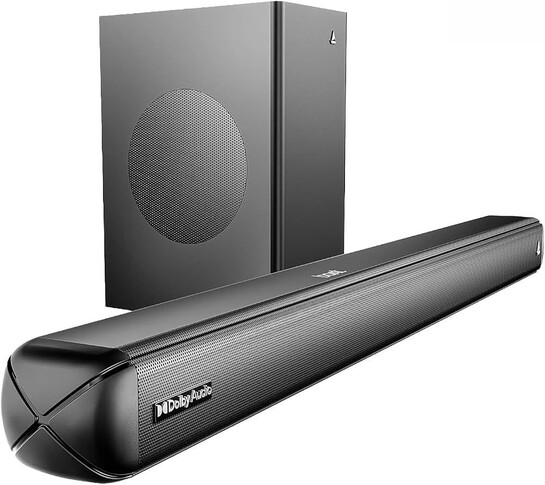 boAt Smartchoice Aavante 2.1 1600D/Orion Plus, Dolby Audio, 160W Signature Sound, 2.1 Channel Wired Subwoofer