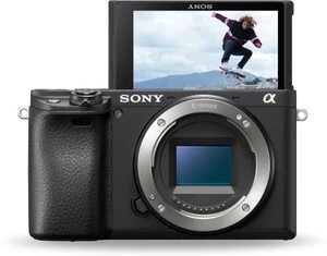 SONY Alpha ILCE-6400 APS-C Mirrorless Camera Body Only Featuring Eye AF and 4K movie recording (Black)