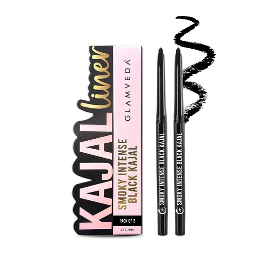 GLAMVEDA Pencil Smoky Intense Black Kajal