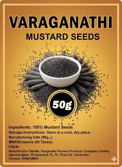 Mustard Seeds 50 Gram @8