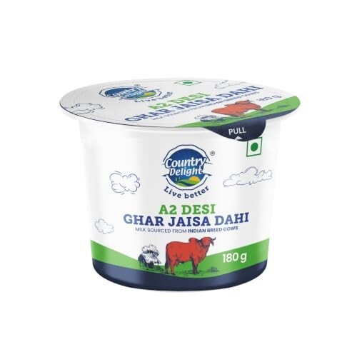 Country Delight A2 Ghar Jaisa Dahi - 180g& more hyperlocal