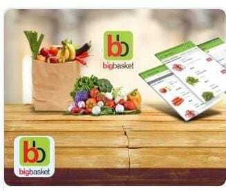  Flipkart - Big basket gift card at 24% off using supercoins