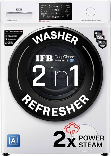 IFB 7 Kg 5 Star, 9 Swirl Wash, Steam Refresh, Eco Inverter Motor, WiFi Enabled, Fully Automatic Front Load Washing Machine