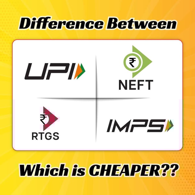 Difference between UPI, RTGS, IMPS, and NEFT: Charges & Limit | DesiDime