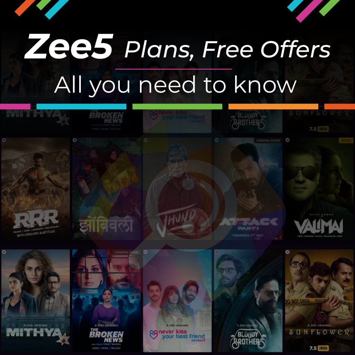 Zee5 Subscription Plans, Free offers, Price, and All You need ...