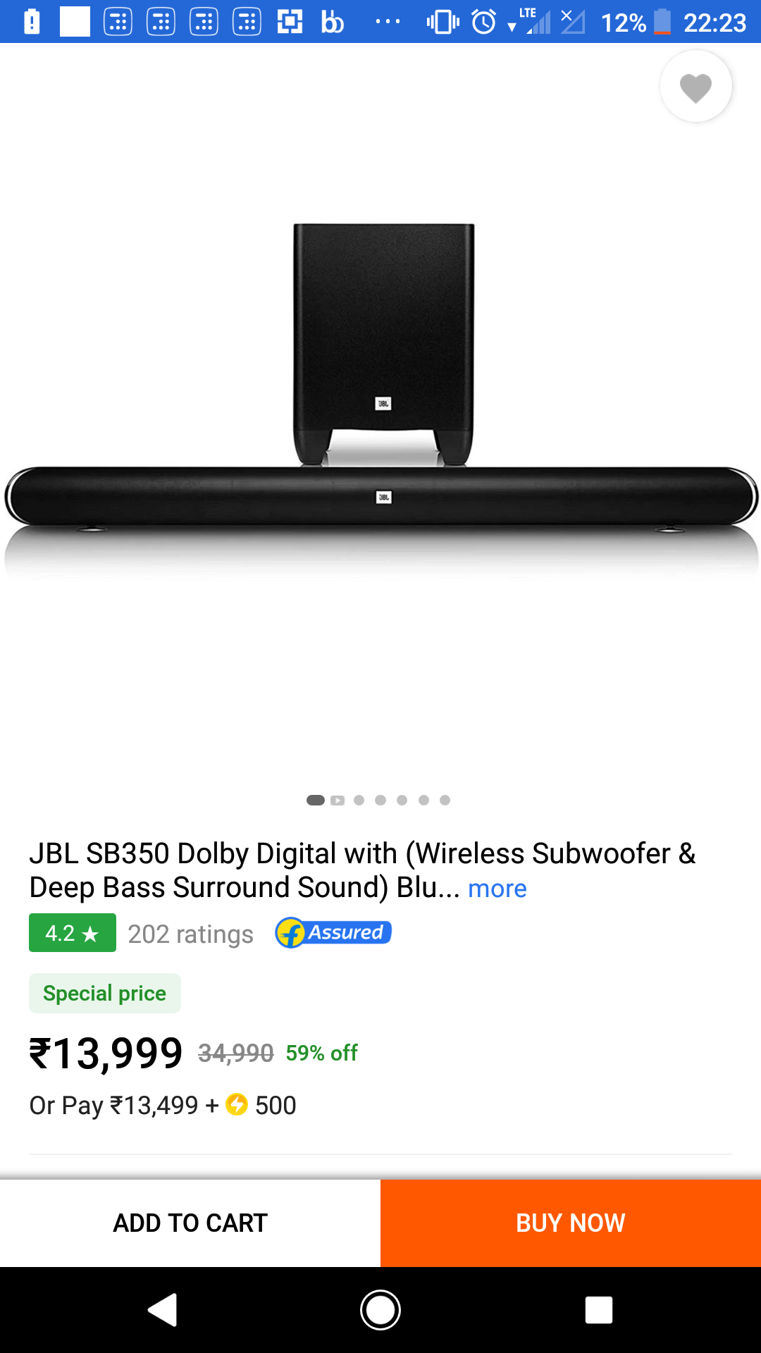 jbl sb350 flipkart