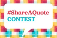 Day 6 Contest - Share a quote
