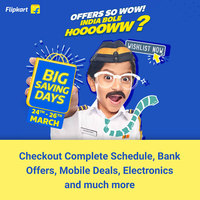 Flipkart Big Saving Days Sale 2021: Checkout the Schedule, Bank Offers, Mobile Deals, Electronics and more