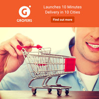 Grofers Launches 10 Minutes Delivery in 10 Cities – Find out more