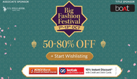 Myntra Big Fashion Festival Sale 2021 Dates Announced : List of All the Best Offers