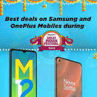 Best deals on Samsung and OnePlus Mobiles during Amazon Great Indian Festival Sale 