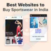 Best Sportswear Websites in India to buy your Fitness Gear, Clothing, and more.
