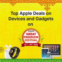 Top Apple Deals on Devices and Gadgets on Amazon Great Freedom Festival 2022