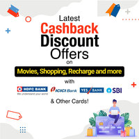 Get Cashback Up to Rs.8000 & other Offers on your HDFC, ICICI, SBI, Citi Bank, Rupay & Other Cards!
