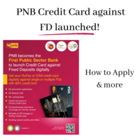 PNB Credit Card against FD launched! How to Apply & more