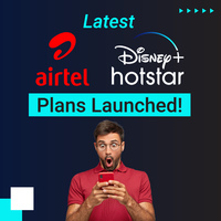 Airtel Hotstar Plan: Latest Airtel Prepaid Plans with Disney+ Hotstar for Free!