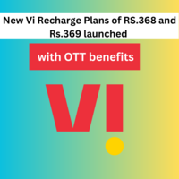 New Vi Recharge Plans of RS.368 and Rs.369 launched with OTT benefits!