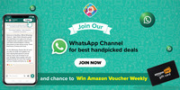 Giveaway & Contest for DesiDime WhatsApp Channel 