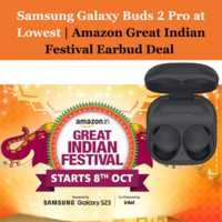 Samsung Galaxy Buds 2 Pro at Lowest | Amazon Great Indian Festival Earbud Deal 