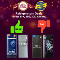 Good & Bad Refrigerators Deals in Big Billion Days & Amazon Festival 2023