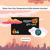 Share Your City Temperature and Win Amazon Gift Voucher