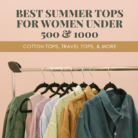 Best Summer Tops for Women under 500 & 1000 (Cotton tops, travel tops, & more)