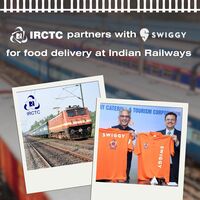 Swiggy partners with IRCTC for food delivery & How to use IRCTC for Swiggy orders