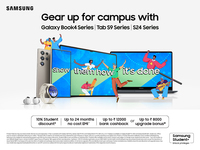 Samsung Back to Campus Students offer: Extra upto 10% Discount, ₹12000 Bank Cashback, more!