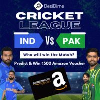 IND vs PAK - Win 500 Amazon Voucher | Who will WIN the Match ?