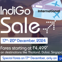 Indigo International Sale - Fares Starting at ₹4,499 for THESE Destinations