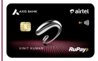 Axis Airtel showing in rupay network for new application...