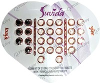 Suvidha (family planning and contraceptive) pills - strip of 28 [SALE27 is an app only coupon]